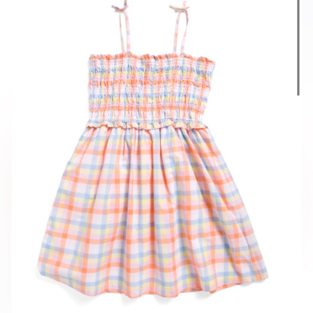 Janie and Jack | Multicolor Pastel Plaid Dress